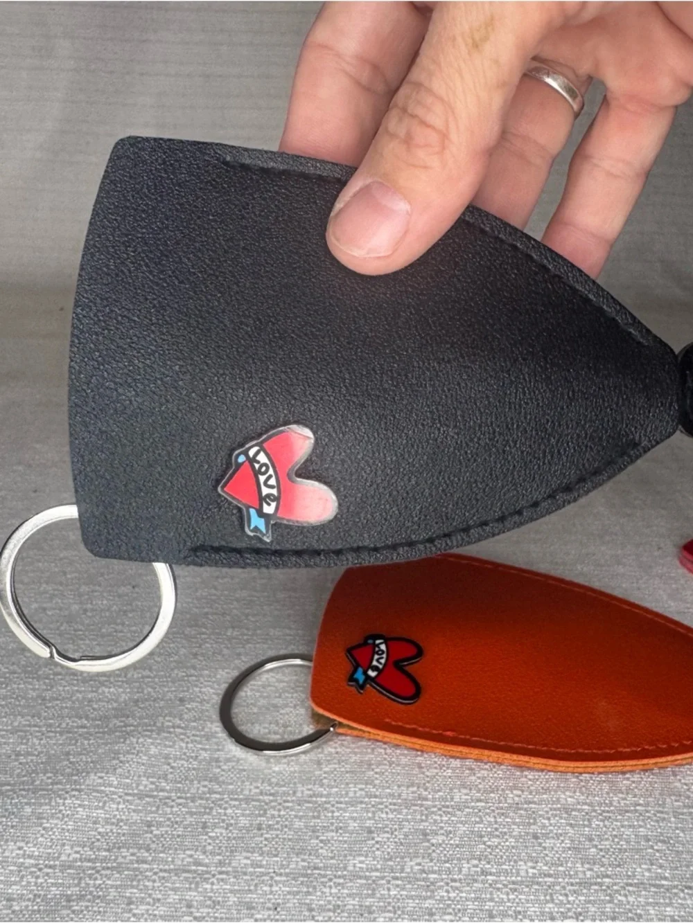 Creative Love Heart Pull Out Key Sleeve